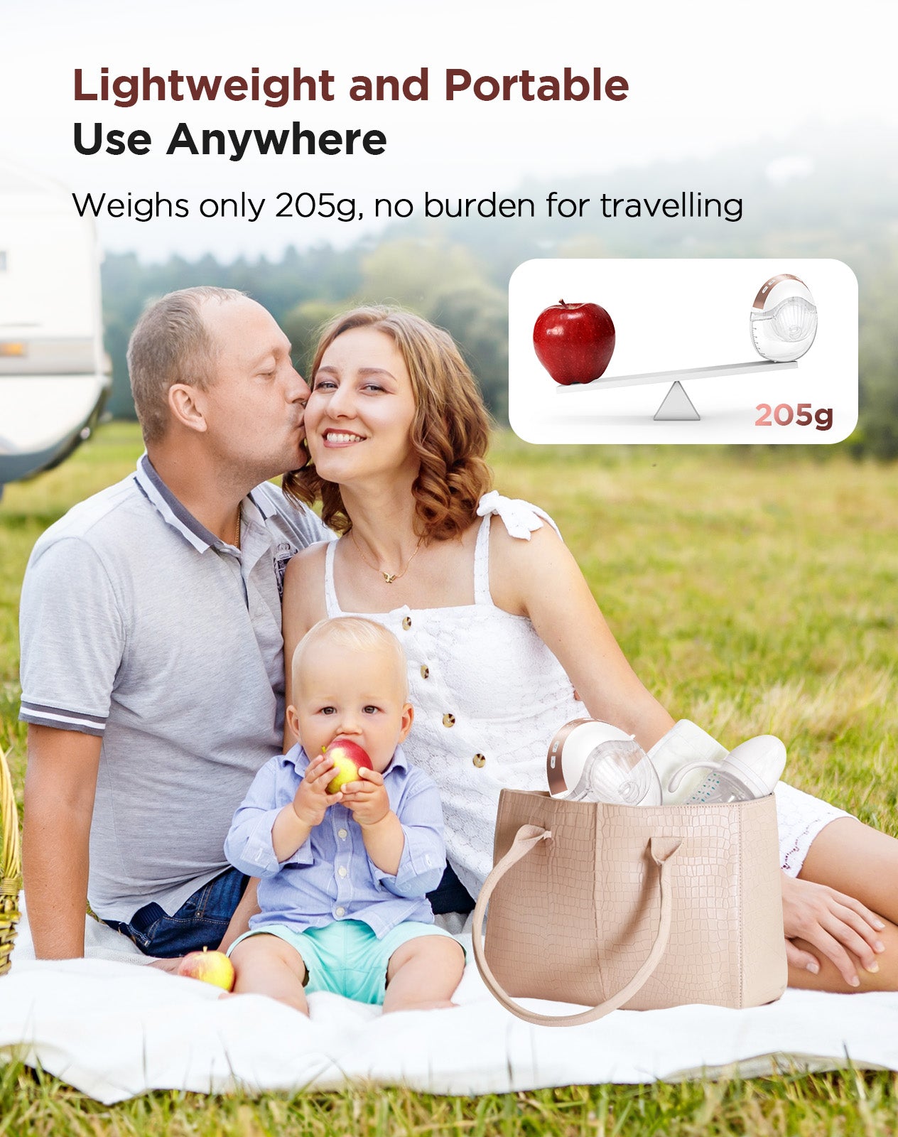 Haokoo Electric Breast Pump Wearable - Discreet Hands Free Breast Pump Portable for Mom